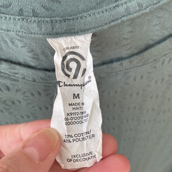 Champion Green Workout Tee - Picture 6 of 6